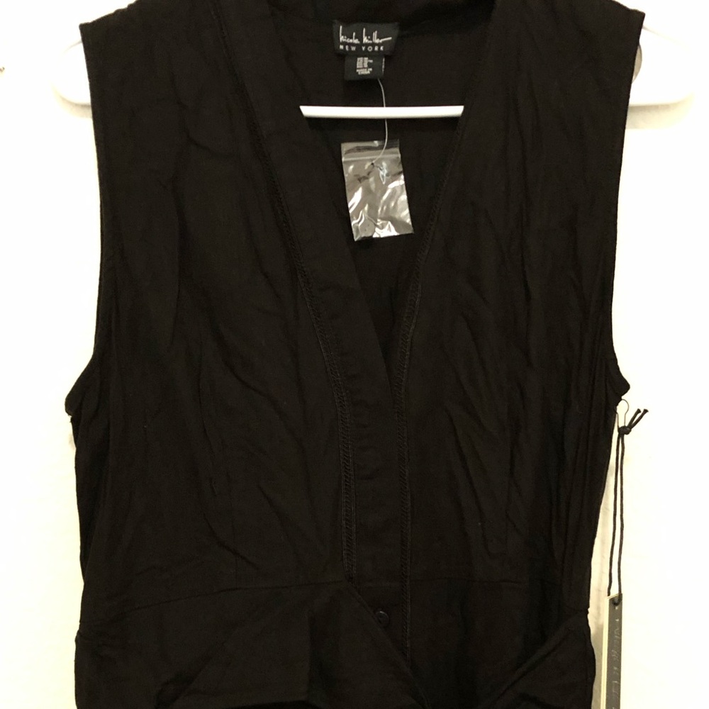 Brand floral black dress sleeveless size medium
